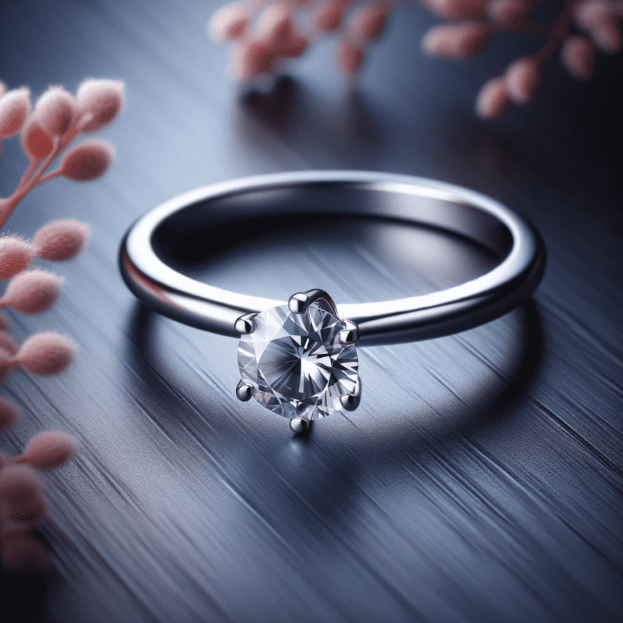 minimalistic engagement rings