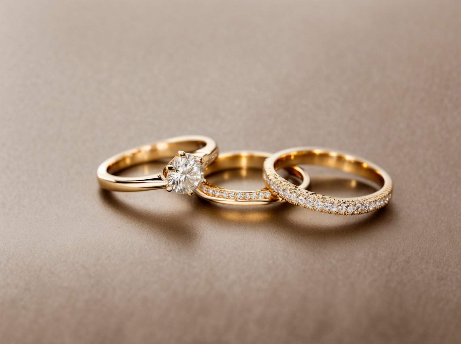 PhotoReal Engagement Rings Simple And Elegant With Simple Gold 2 1 