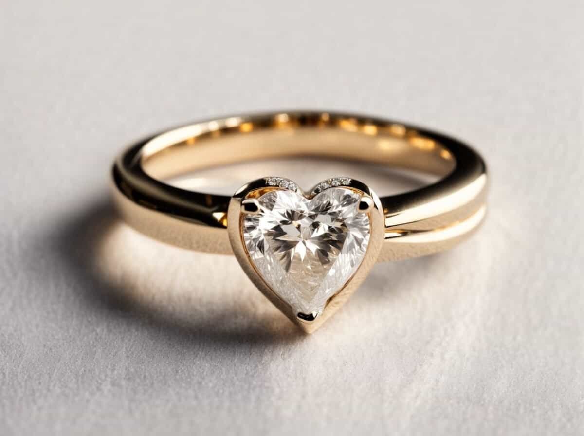 Heart Shaped Engagement Rings